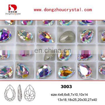 Popular AB Color Point Back Crystal Stone Wholesale Hot !