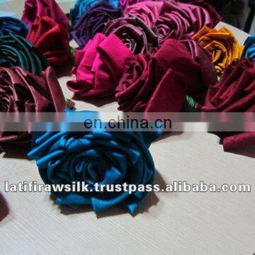 Silk rose flower