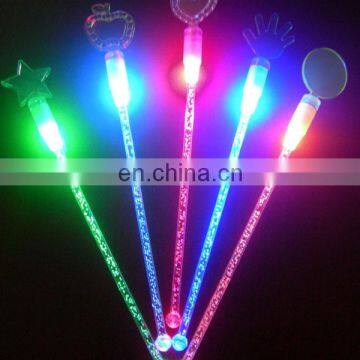 Popular LED flashing bar led lights plastic liquid stirrers for drinks