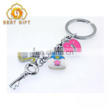 Custom Creative 2D Design Painted Many Colors Strap Keychains photo-5