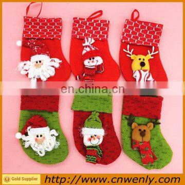 Beautiful funny christmas decorative socks