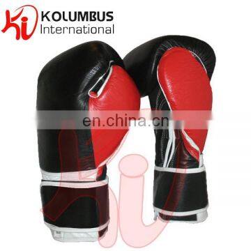 Genuine Leather Boxing Gloves, Red Black White Training Boxing Gloves, Customized Boxing Gloves All Sizes Available