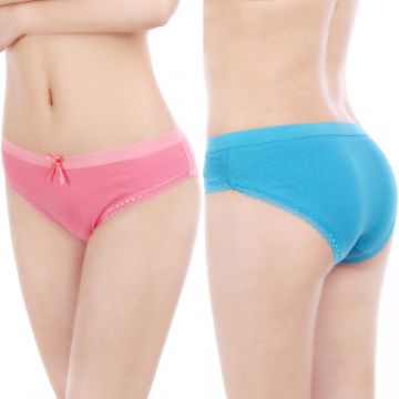 Yun Meng Ni Sexy Underwear Hot Sale Girls Briefs Breathable Cotton Panties For Women