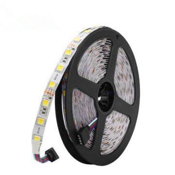 DC12V CCT LED strip 5050 60LEDs/m,5M/lot IP20 / IP65 Color Temperature adjustable 2 IN 1 White+Warm white CWW LED Strip