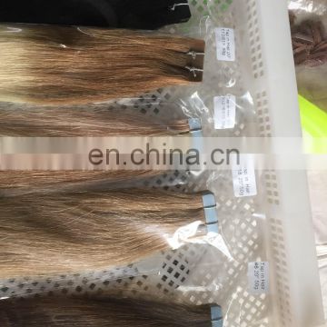 Factory price wholesale 100 human hair new arrival russian hair tape in hair extensions