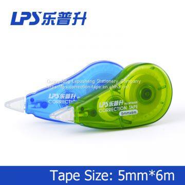 School Green Colored Correction Tape 6M Plastic Student Correction Supplies photo-2
