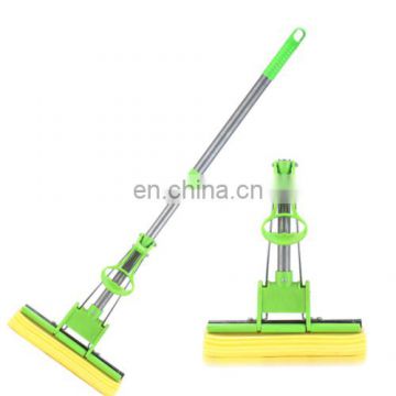 Wholesale Adjustable Squeeze Water Floor Cleaning Magic PVA Sponge Mop