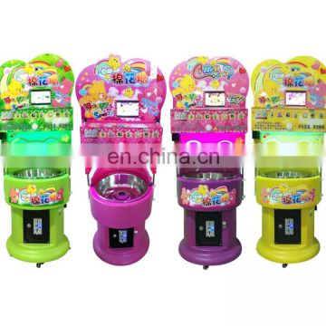 automatic sugar cotton candy floss vending machine for sale