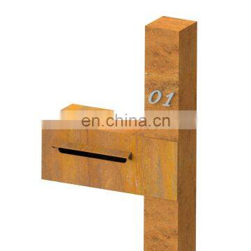 Landscape product locking office steel mailbox