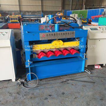 Color Steel Glazed Tile Forming Machine Glazed Tile Roll Forming Machine Metal Sheet Roll Forming Machine photo-5
