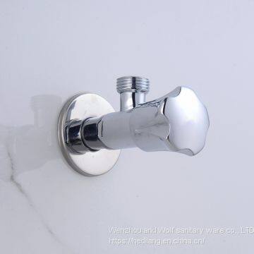 Toilet hot and cold triangle valve water heater water stop valve