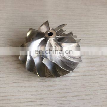 B03G 54.87/70.98mm 7+7 Blades High Performance Turbocharger Milling/aluminum 2618/billet Compressor Wheel