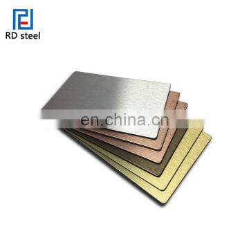 S22053 Rib Stainless Steel Sheet 304 Gold photo-3