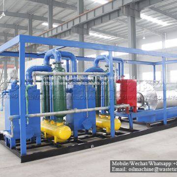 Mini waste tire pyrolysis to oil plant in Africa