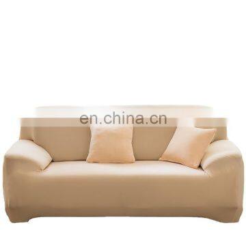 High quality  100% Polyester Spandex Stretch Couch Cover Loveseat Sofa Towel Furniture Cover  Solid Slipcover Stretch