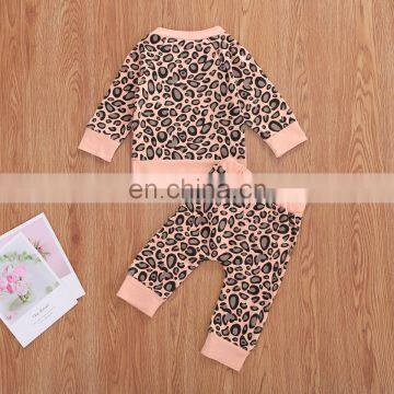 Pink Cheetah Toddler Girl Outfits Fall Boutique Outfit photo-3