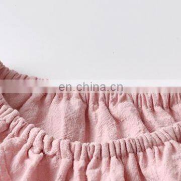 Pure Color Casual Wear Newborn Romper Long Sleeve Cotton One Piece Jumpsuit photo-2