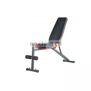 Folding Black Multifunctional Gym Professional Home Abdomen Fitness Supine Board