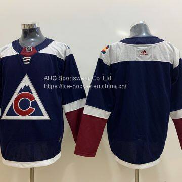 Colorado Avalanche Blank Blue Jersey