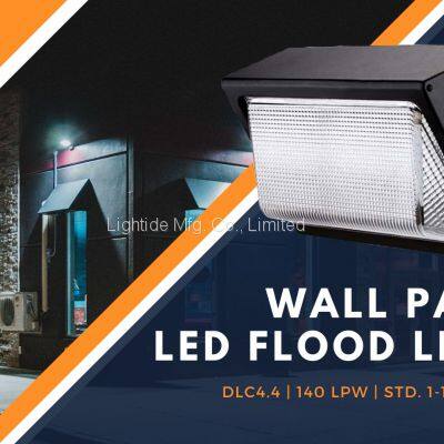 DLC Qualified LED Wall Pack Lights for Outdoor Security Lighting, 100-347vac, 90W & 5 Years Warranty photo-2