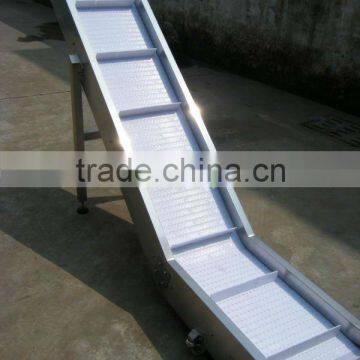 Inclined conveyor for finished packing product