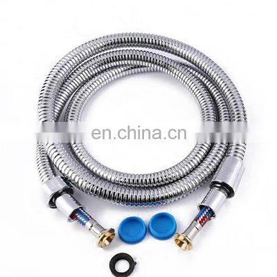 metal shower hose stainless steel flexible shower hose with hand shower head