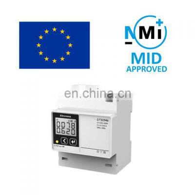 Din Rail Mounted 3 Phase Multi Functional Modbus Kwh Power Meter photo-3