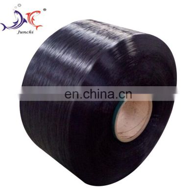 900D recycled black pp intermingled fdy yarn for weaving