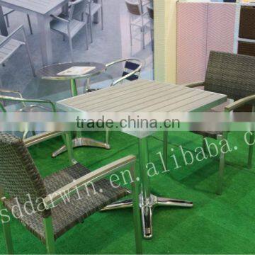 Rattan furniture dining table and chair set (DW-DT012+DW-AC005)