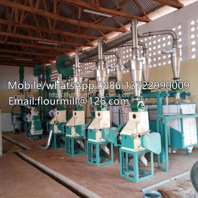 Small Production 10T Wheat Flour Milling Machine Wheat Meal Processing Line Grain Milling Machine photo-3