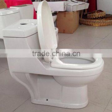 Bathroom One Piece Commode with white & ivory color