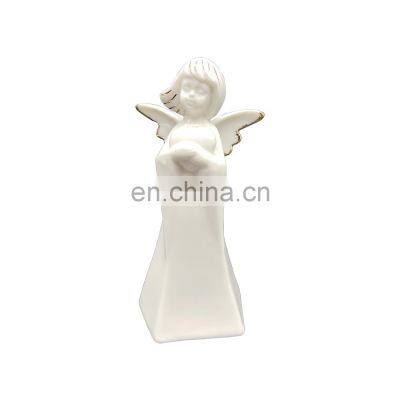 white porcelain ceramic angel figurine christmas xmas ornaments