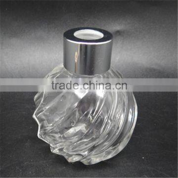 120ml Glass Material Clear Color Aroma Diffuser Bottles With Aluminum Caps photo-2