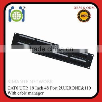CAT.6 48 Port Unshield Patch Panel photo-3