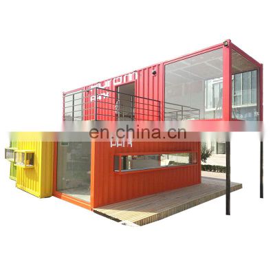 Hot selling 3 bedroom 40ft expandable portable container glass house