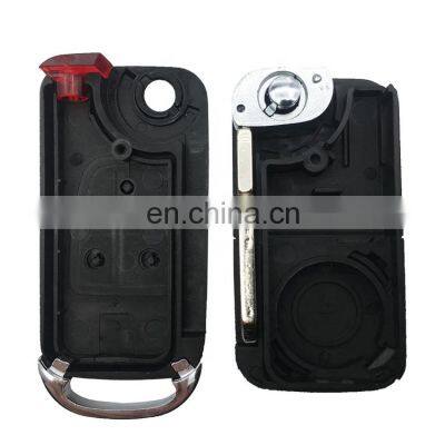 3 Buttons Flip Folding Remote Smart Car Key Fob Shell Cover Case For Mercedes Benz photo-5