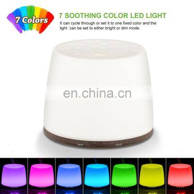 Rainbow Romantic Color Changing 500ML Essential Oil Aromatherapy Aroma Cool Mist Decorative Humidifier Ultrasonic Diffuser photo-2