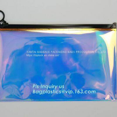 PVC Beauty Cosmetic Bag Pouch,Makeup Bag Tsa Toiletry Bag Pvc Cosmetic Pouch,Fashion Ladies Travel Bags PVC Makeup Bag Package photo-2