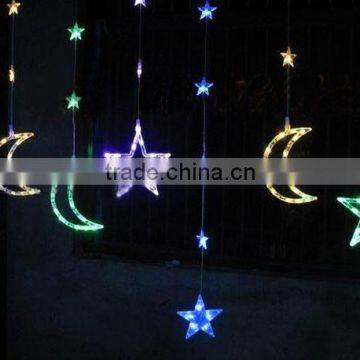 Multicolor lighted hanging ramadan decoration