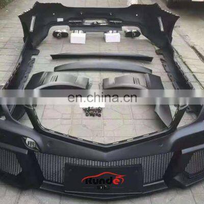 Runde WD Style Body Kit With Front Rear Bumper Side Skirts Fender Spoiler For 2009-2013 MERCEDES E-Class C207 W207 Body Kit photo-2