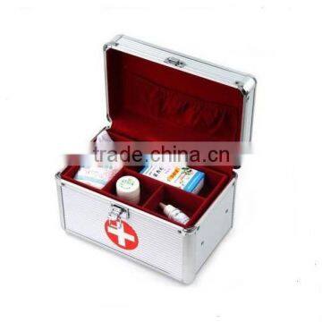 home pills aluminum storage first aid case medical kit