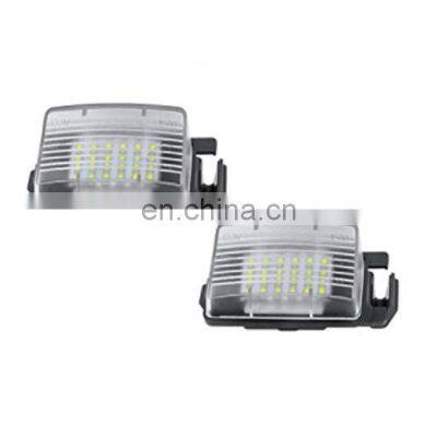 2Pcs LED License Plate Light Lamp Assembly Replacement For Nissan 350z 370z GT-R Cube Leaf Sentra Versa 5D/4D Infiniti Q60 G35