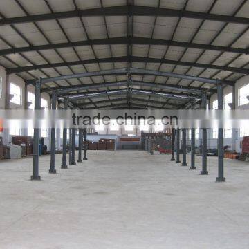 Light Steel Frame Fabrication Painted Steel Q345 / Q235 for Hangar/ Workshop