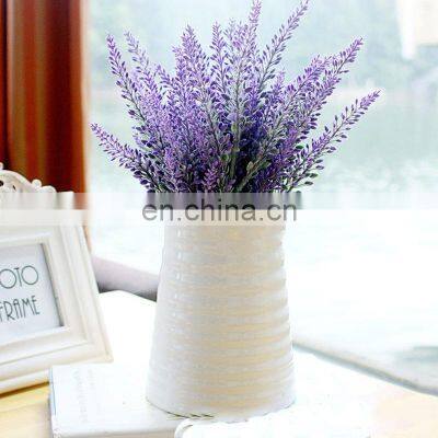 5.7 inch Manufactory Design Model Home Room Flowers Lavender Plant Pot Decorative Ornament White Ceramic Vase