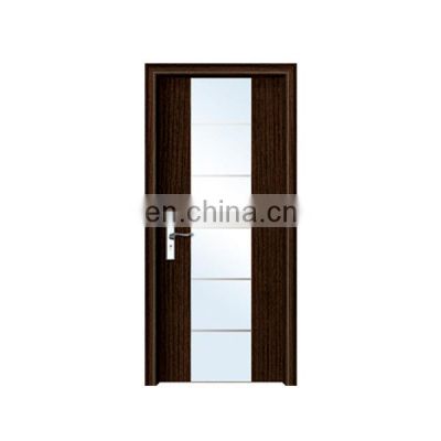 Factory wholesale price exterior door aluminum frosted glass swing bathroom doors