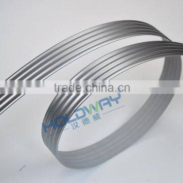 siliver wave line Pvc Edge banding