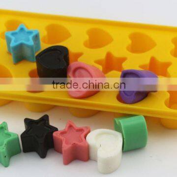 Star and heart shaped cute ice cube trays