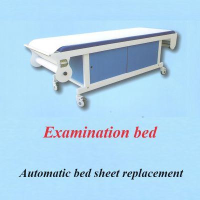 Examination bed Automatic bed sheet replacement