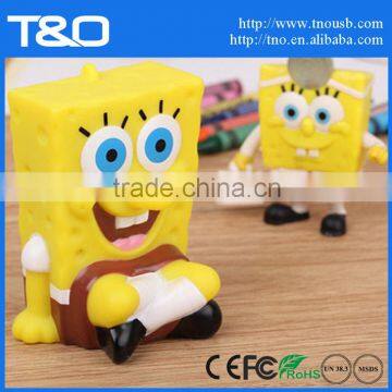 Shenzhen factory spongebob power bank 2600mAh rohs power bank