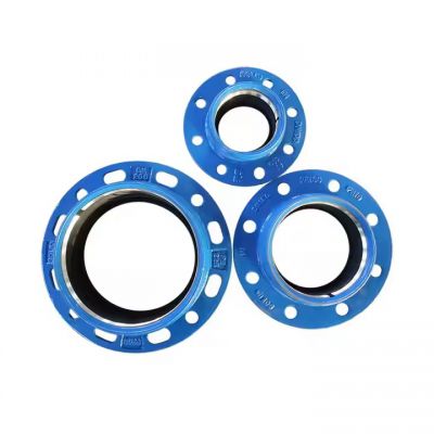 ISO2531, En545 Round DI Ductile Iron Quick Flange Adaptor for HDPE PVC PE Pipes